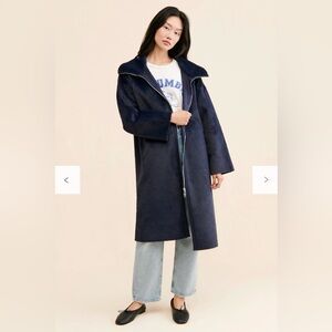 NWOT Free People Lana Oversized Faux Fur Coat XS